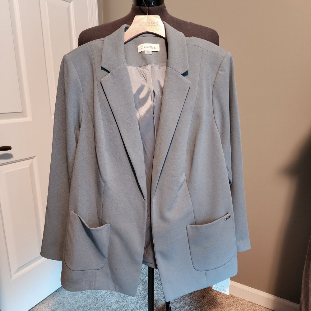 Calvin Klein Blazer 22W Light Blue